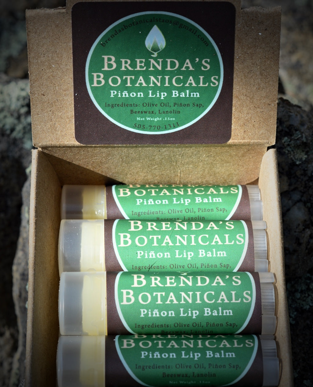 Brenda's Botanicals Piñon Lip Balm - Original