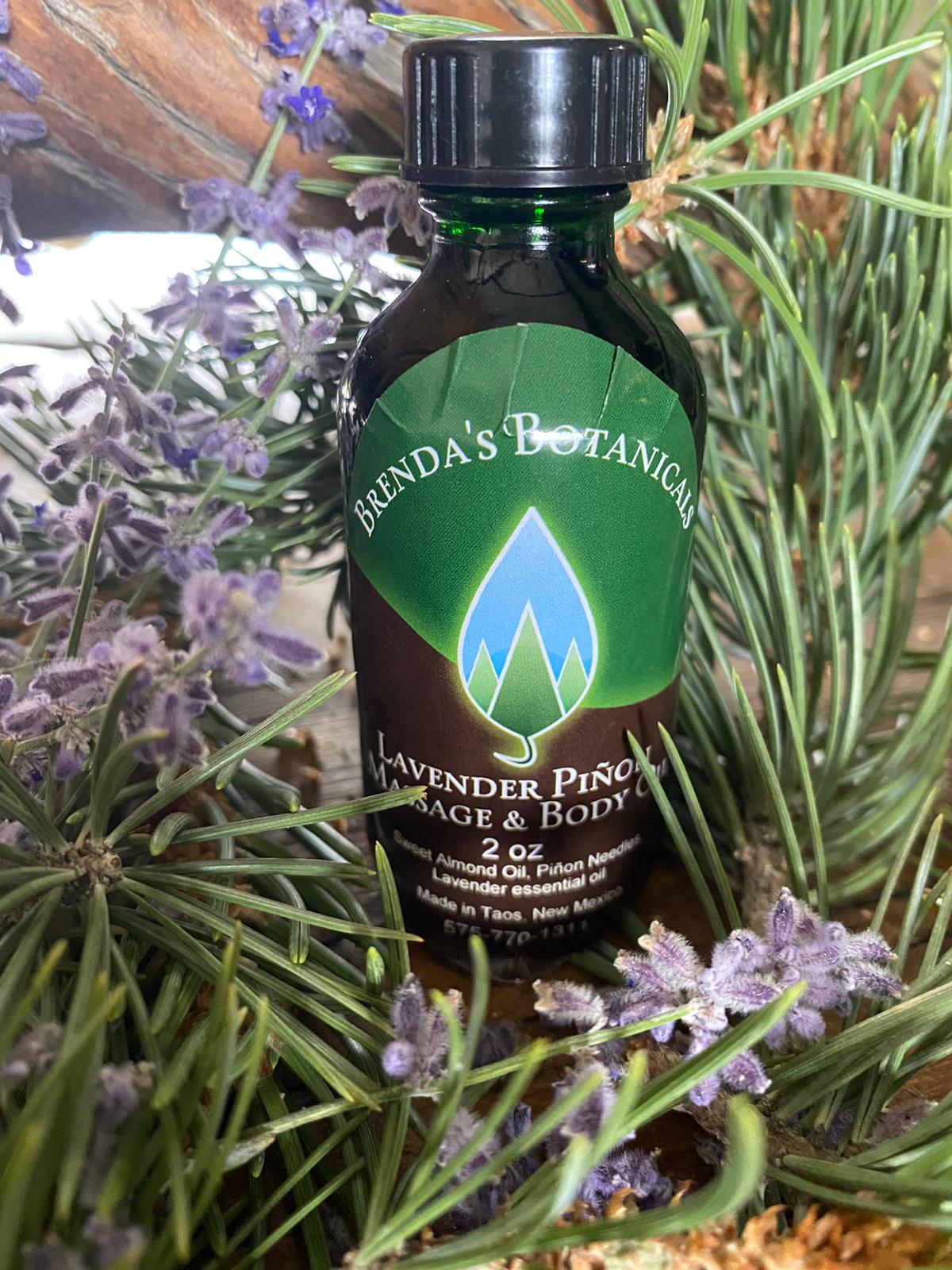 Piñon/Lavender Body oil Brenda's Botanicals Taos
